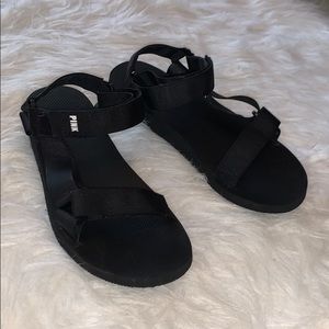 PINK Velcro sandals